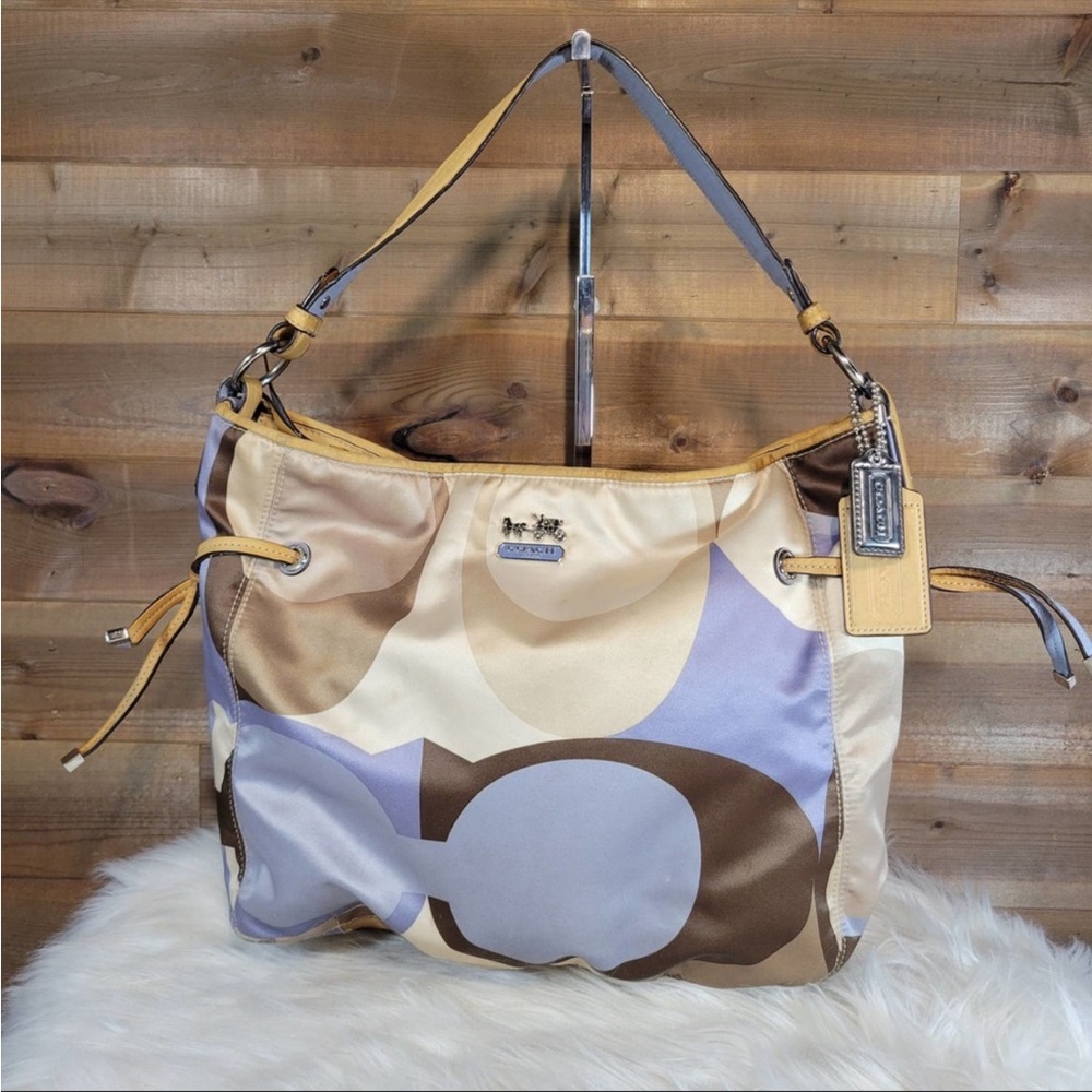 Coach bag & wristlet. Signature C satin style 18969 & matching wristlet.